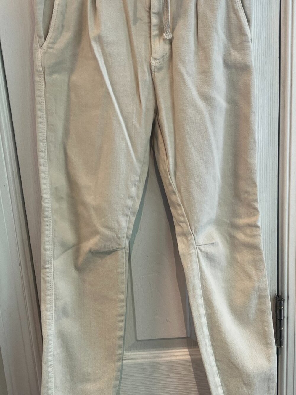 Zara Girls Off-white Pants Size 128 sm. US 8 Like New
